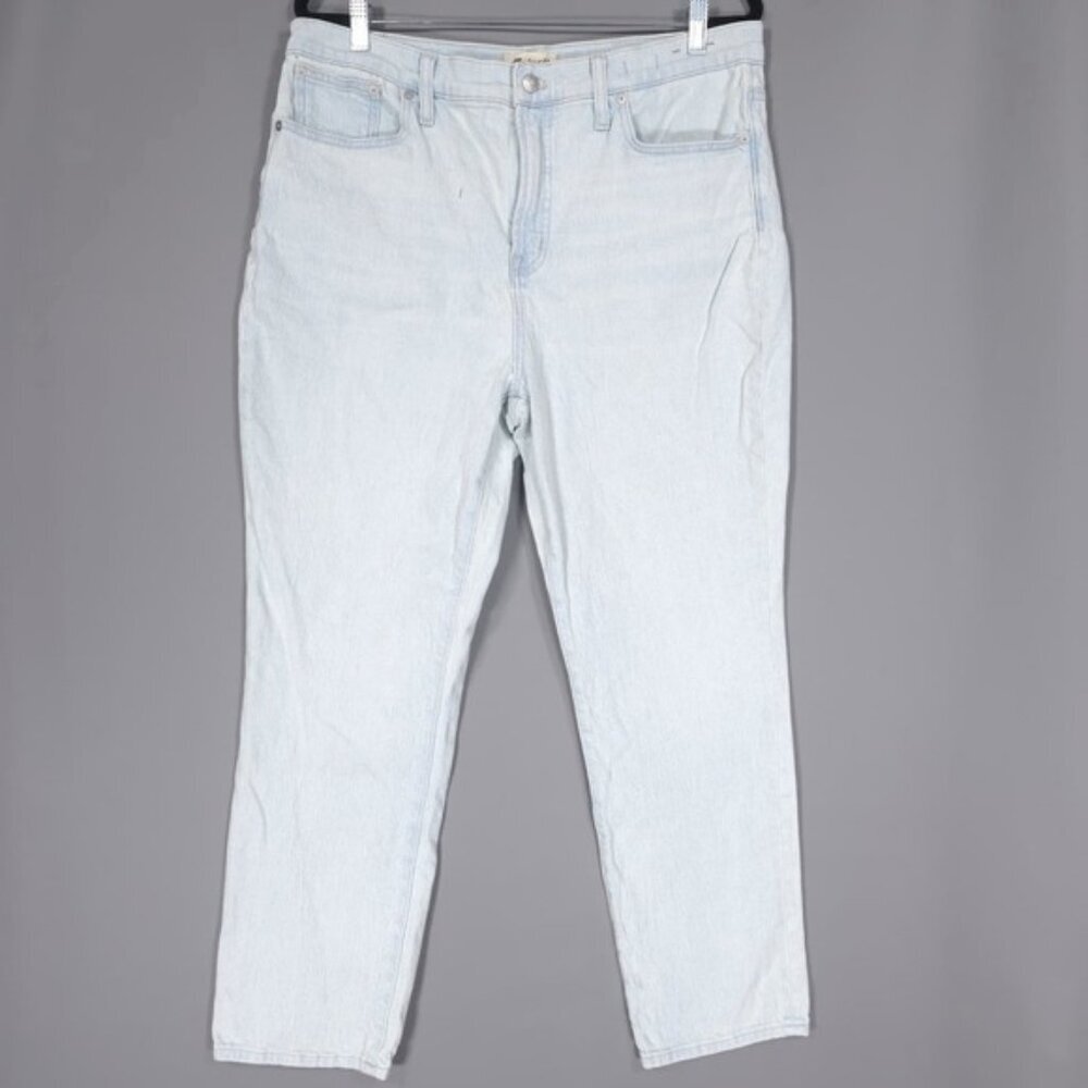 MADEWELL‎ Women's Jeans Size 32 THE PERFECT VINTAGE JEANS Straight Light N0873